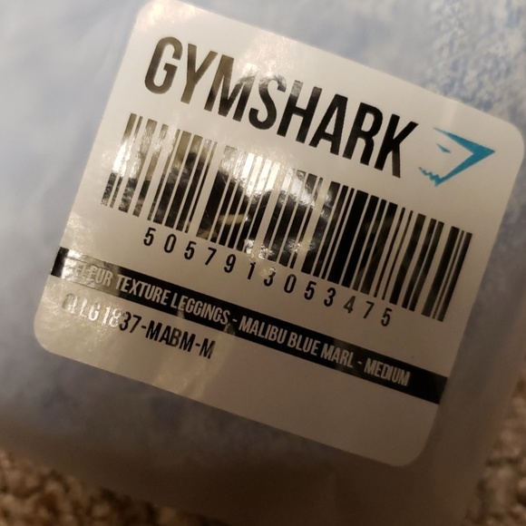 Fleur Texture LeggingsBlue - Picture 3 of 4